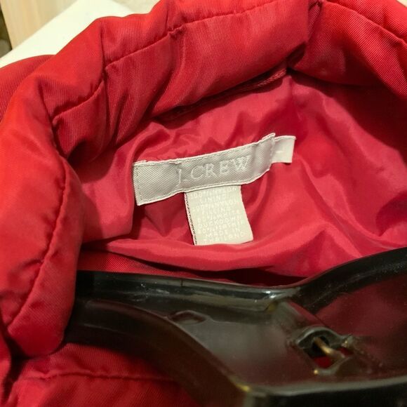 J Crew Puffer size L winter jacket Red - Picture 8 of 11